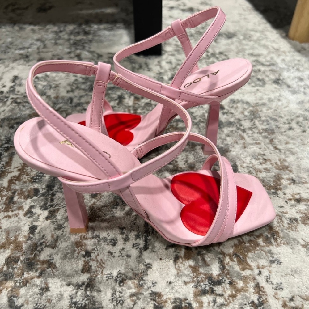 Aldo Pink Valentine Heels